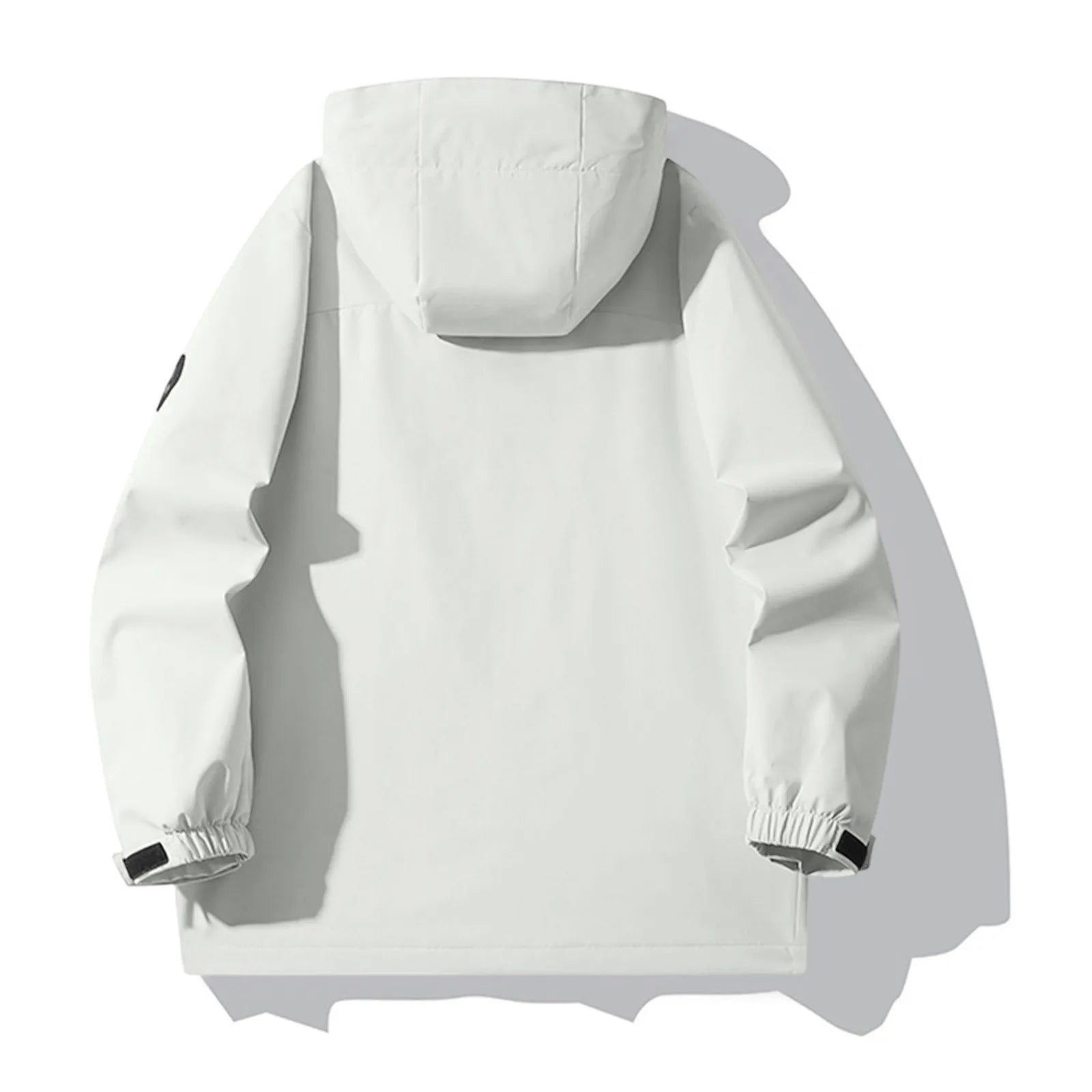 Women's Thin Breathable Hiking Jackets Solid Color Long Sleeved Loose Hoodie Outdoor Windproof and Waterproof Rain Jacket Coat