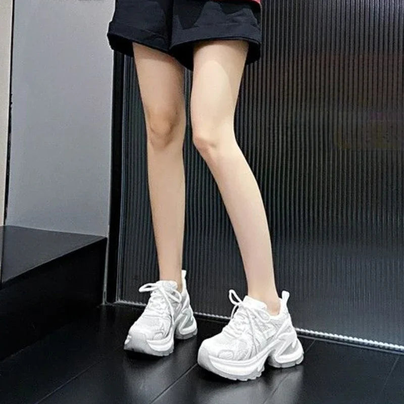 Athletic Woman Footwear 2024 New Sneakers Sports Designer Luxury Vulcanized Shoe Trends On Sale Mesh Breathable Shoes for Women - Roberto Fashion House