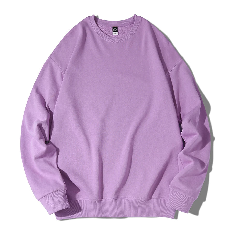 MOINWATER New Women Cotton Terry Sweatshirts Female Light Blue Hoodies Lady Casual Long Sleeve Tops for Spring Autumn MH2202