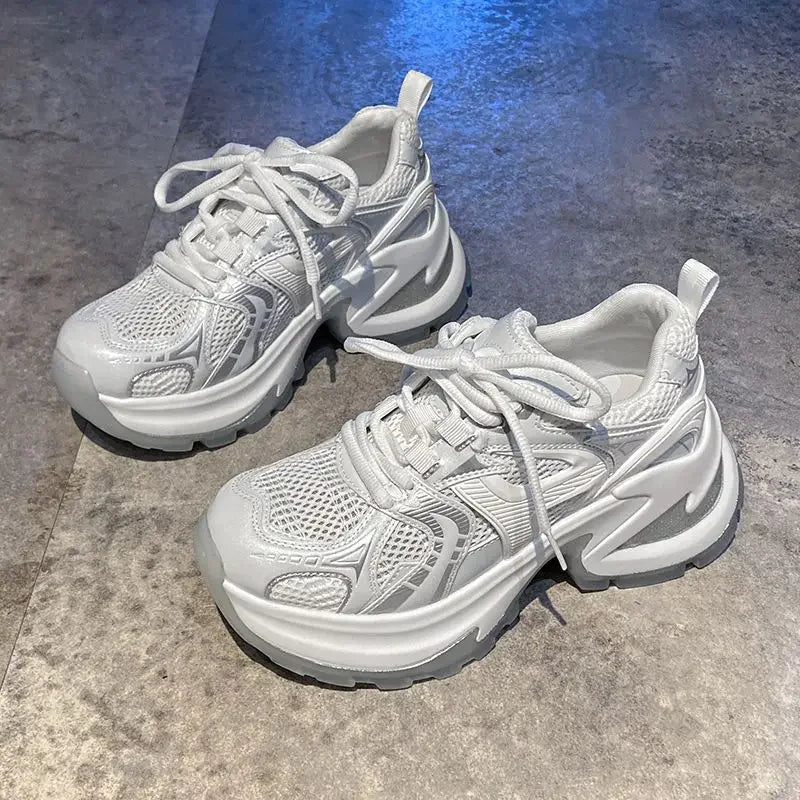 Athletic Woman Footwear 2024 New Sneakers Sports Designer Luxury Vulcanized Shoe Trends On Sale Mesh Breathable Shoes for Women - Roberto Fashion House